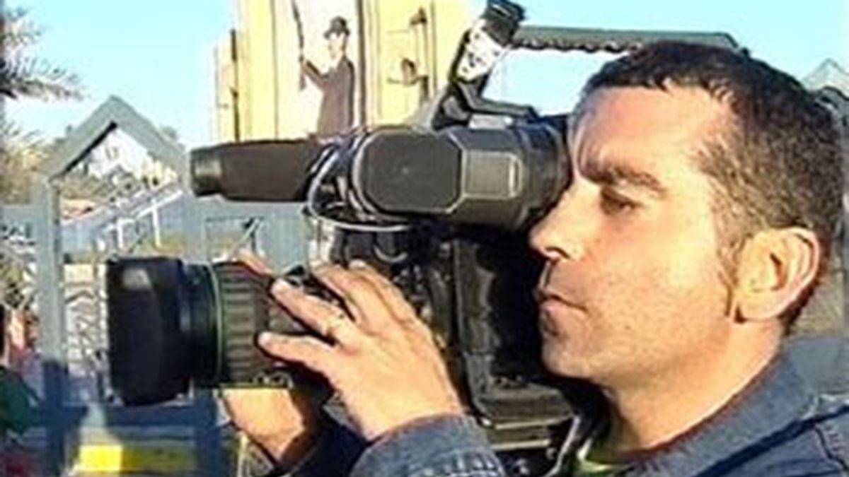 José Couso, Cámara de Telecinco, asesinado en Irak. Foto: Telecinco.