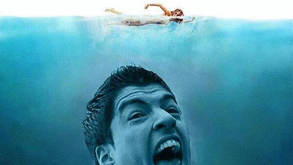 Los memes del mordisco de Luis Suárez a Chiellini