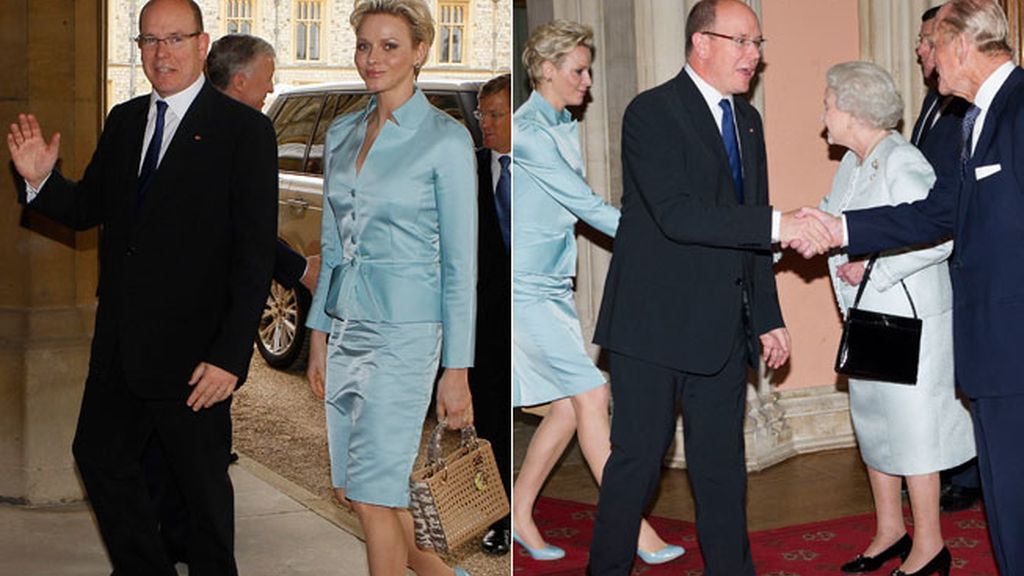 Los príncipes Alberto y Charlene de Mónaco