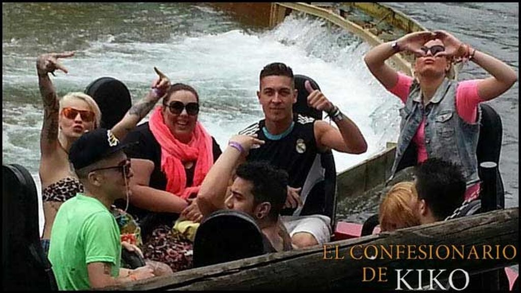 Los ex concursantes disfrutan de un día en el parque de atracciones