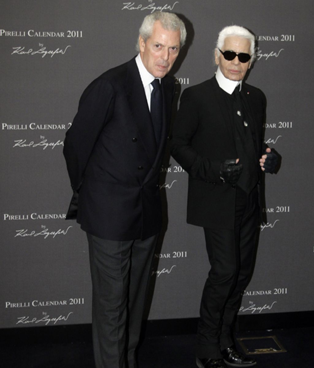 Karl Lagerfeld presenta el calendario