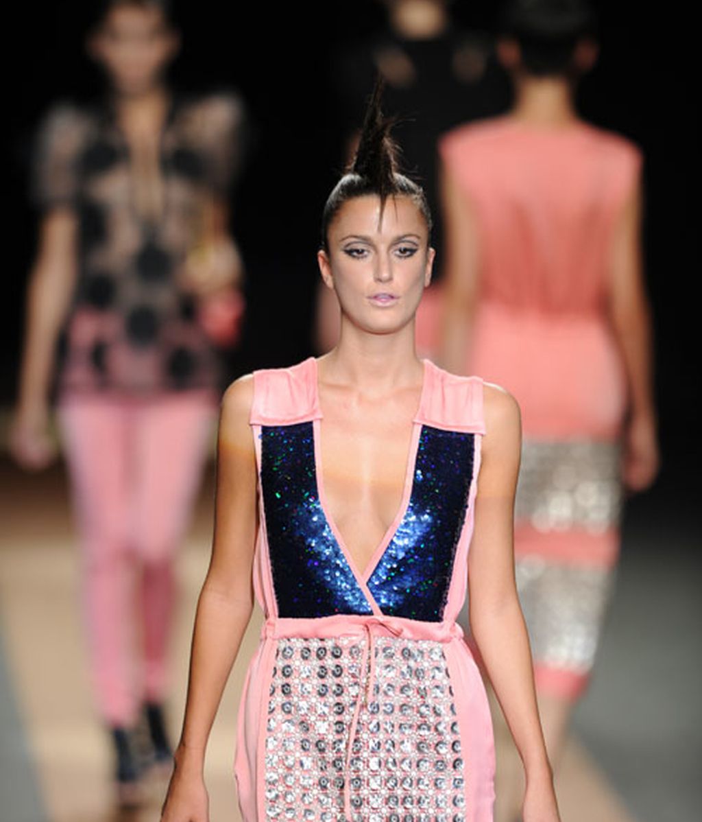 Miguel Palacio llena la pasarela de crestas