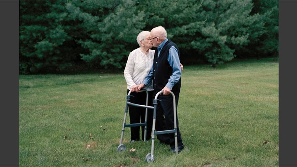 Los amantes que han pasado la vida juntos