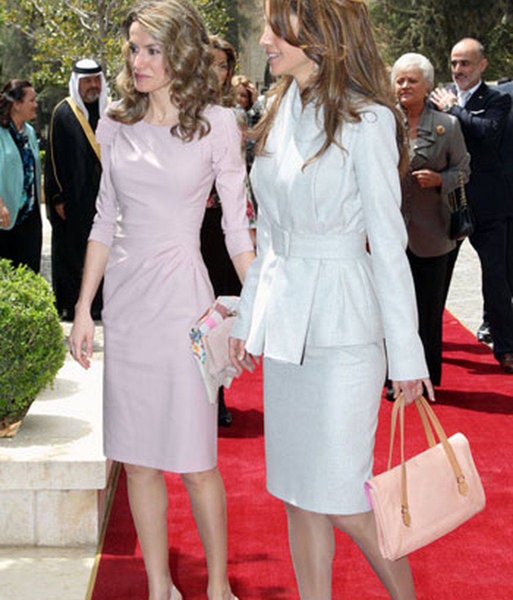 Letizia y Rania, juntas en Jordania