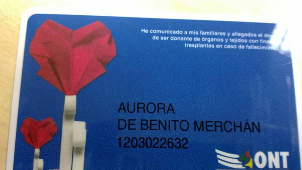 La tarjeta de Aurora