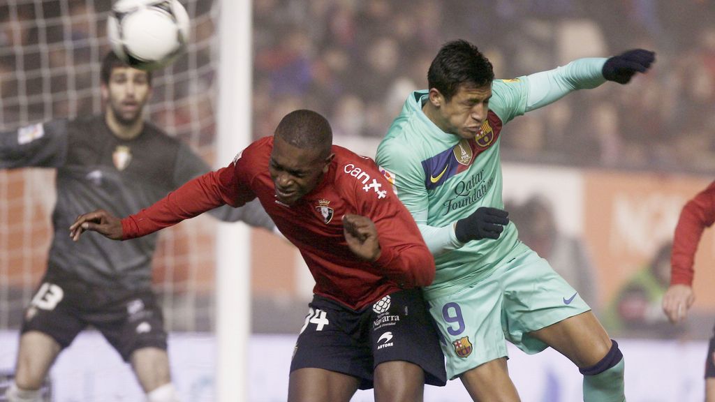 Osasuna-Barça, en imágenes