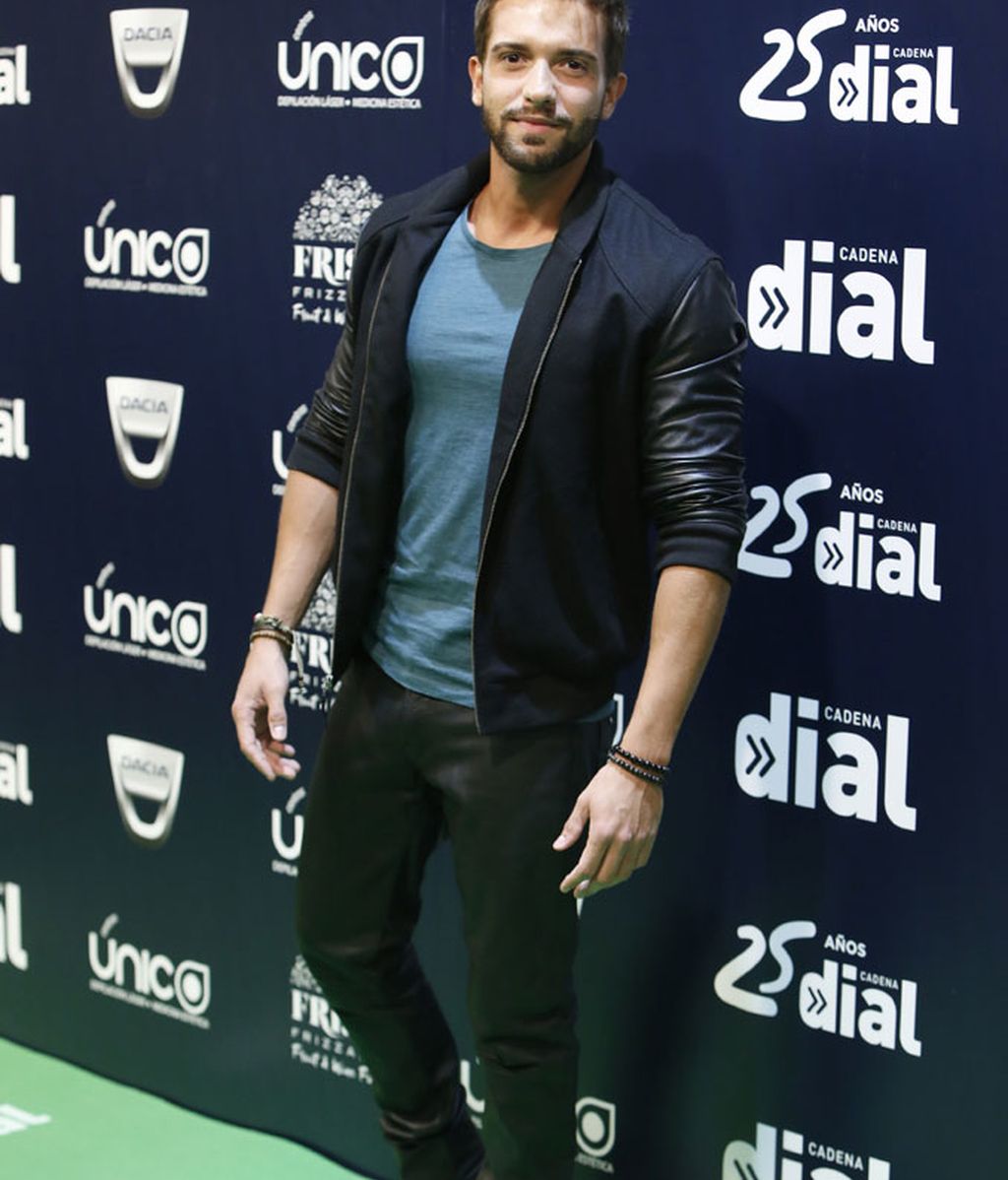 Pablo Alborán en la gala de 25 Aniversario de Cadena Dial