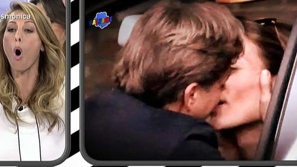 Mónica Pont se besa con un hombre que no es su pareja