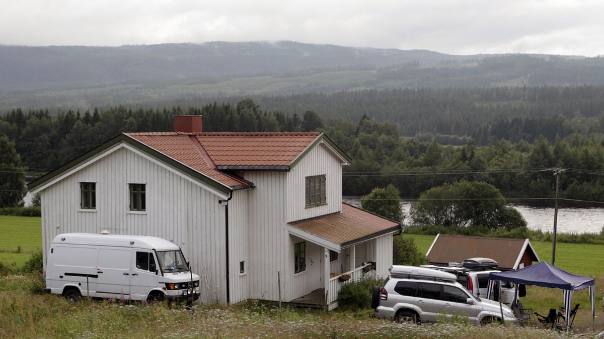 La granja de Âsta donde Breivik organizó los atentados. Foto: Reuters