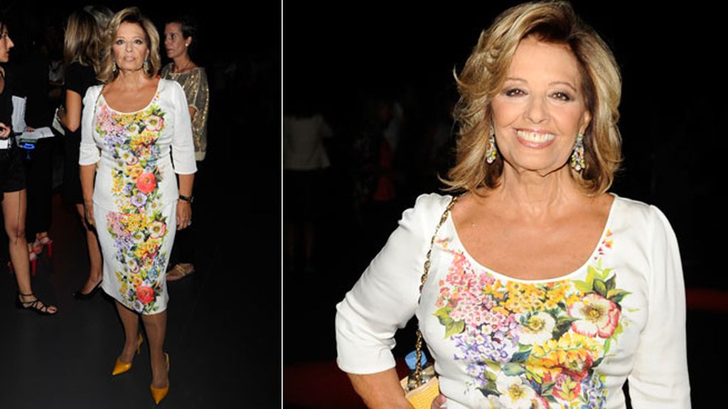 Mª Teresa Campos en Hannibal Laguna