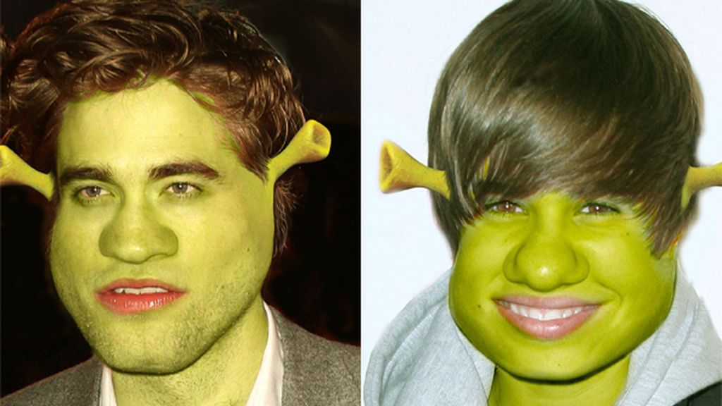 Ambos fueron caracterizados como Shrek