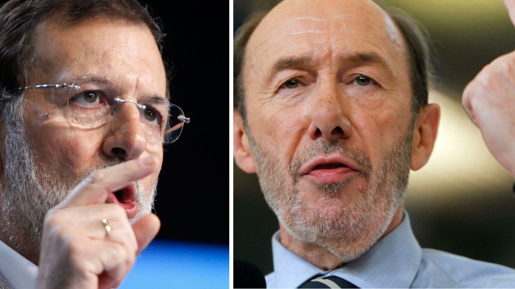 Rajoy y Rubalcaba