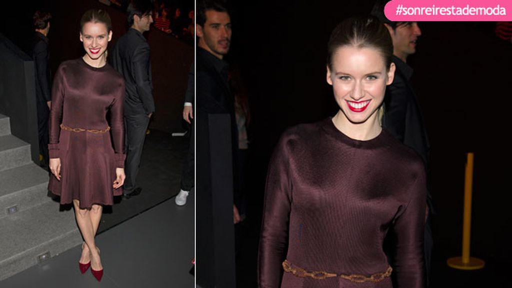 Nieves Álvarez, Elia Galera, Natalia y Soraya en el 'front row' de la Fashion Week