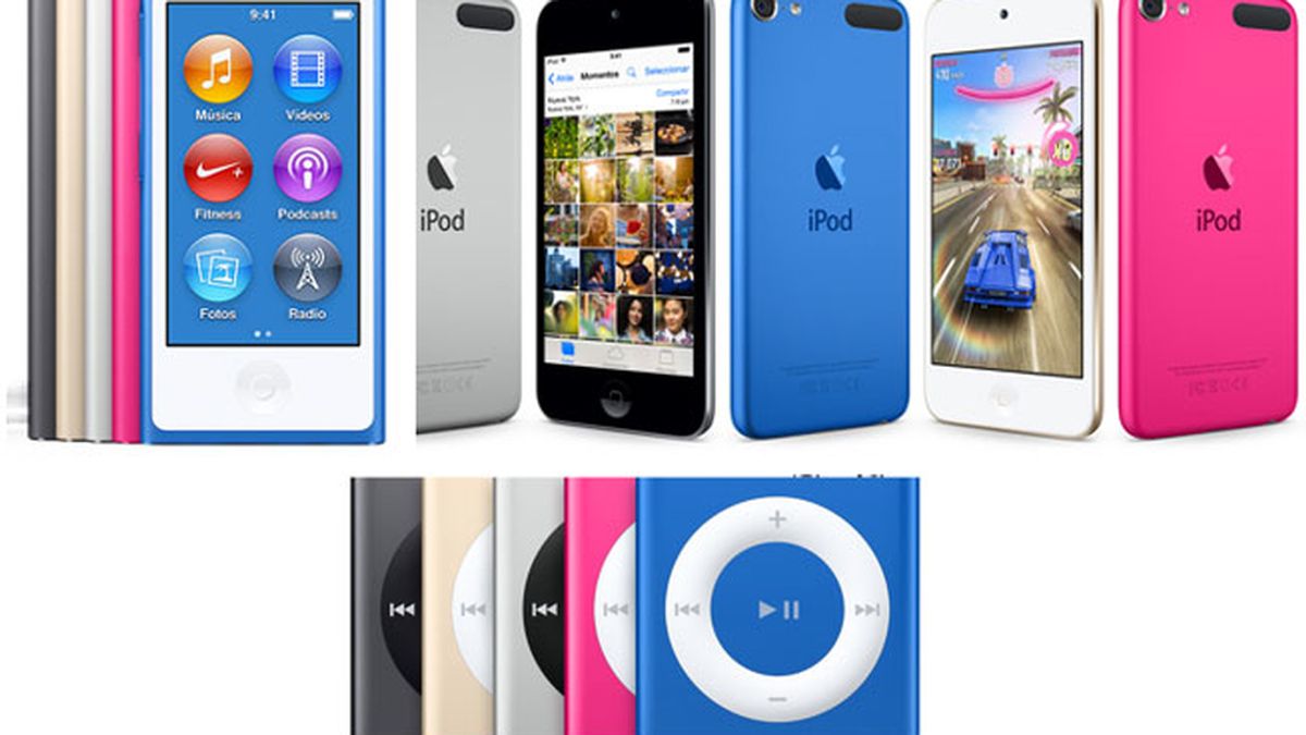 Apple renueva su gama de dispositivos iPod