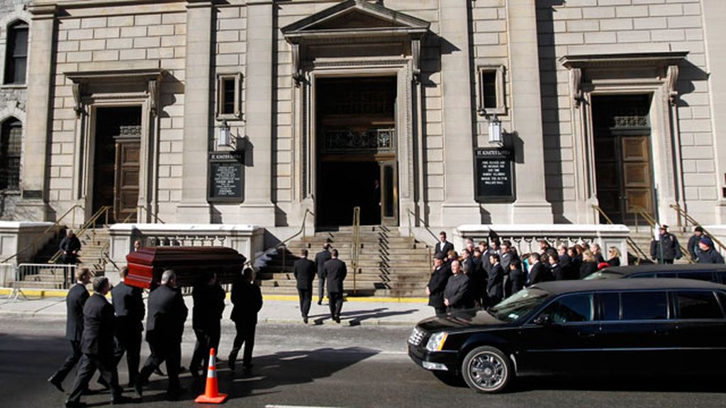 Funeral en la iglesia San Ignacio de Loyola de Nueva York.