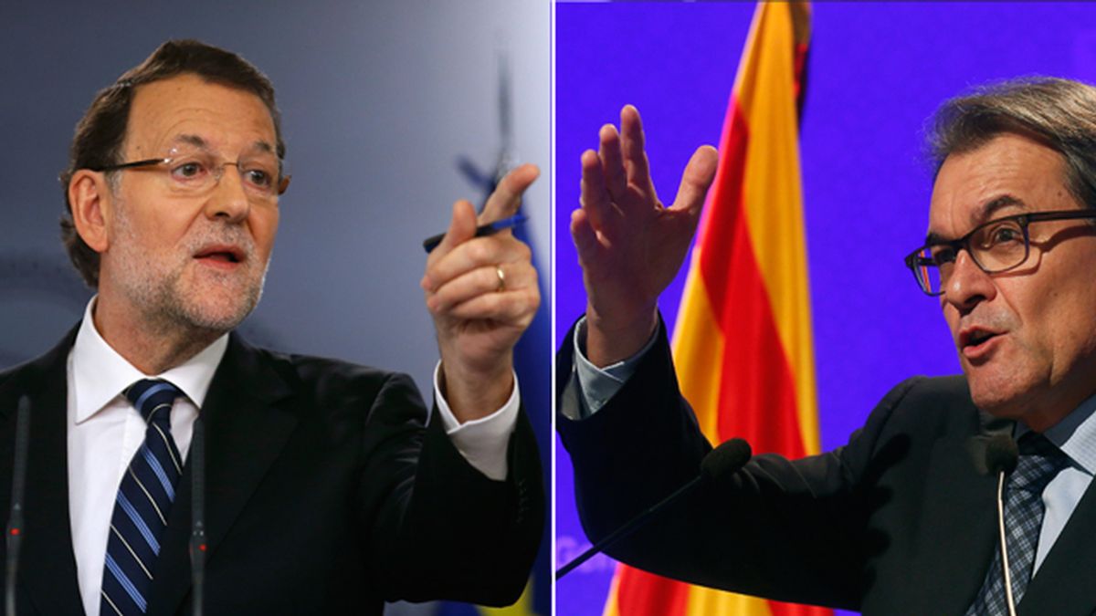 Mariano Rajoy y Artur Mas
