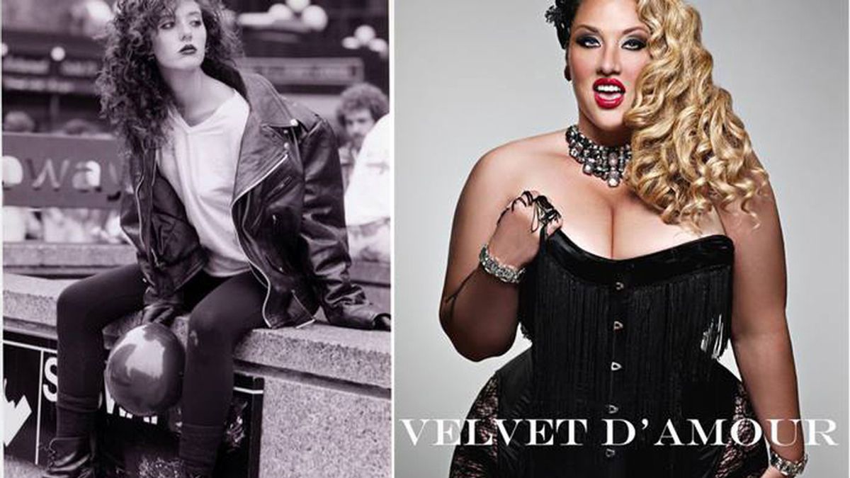 La modelo estadounidense Velvet D’Amour, tuvo que engordar para triunfar en las pasarelas