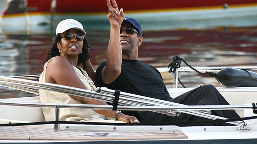 Denzel Washington, merecidas vacaciones en familia