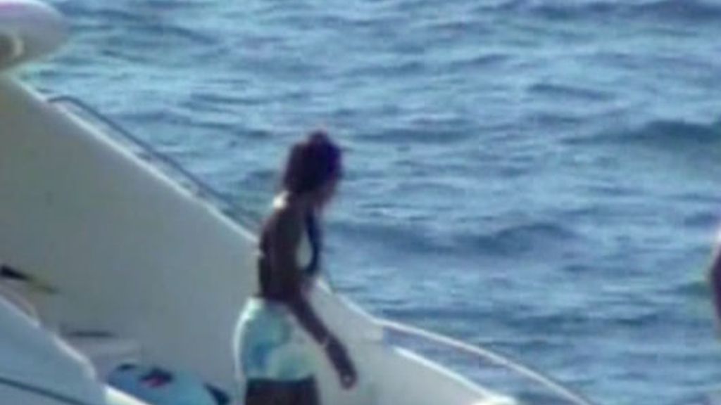 Naomí Campbell disfruta en Ibiza
