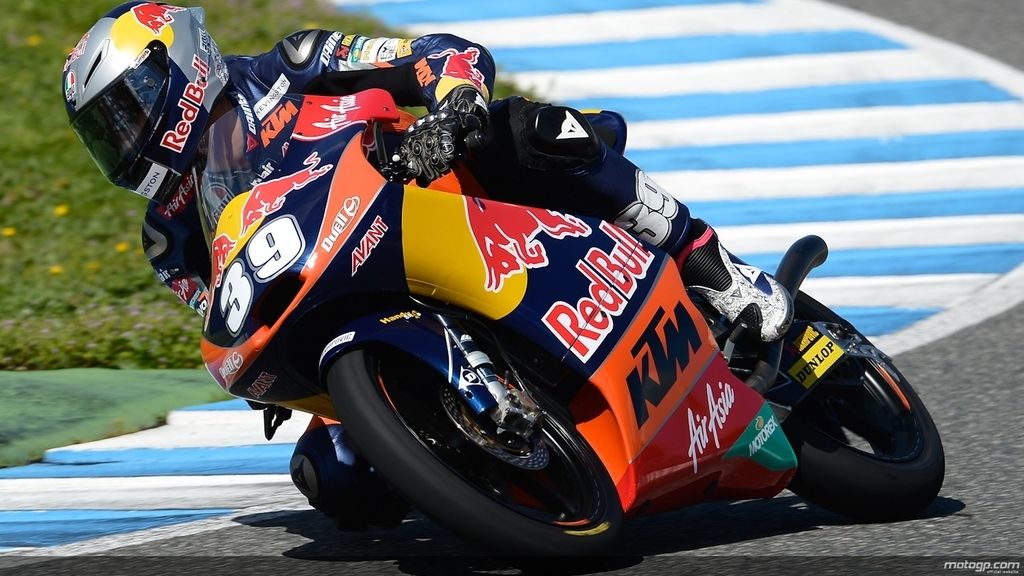 Luis Salom, el más rápido en los test de Moto3 en Jerez