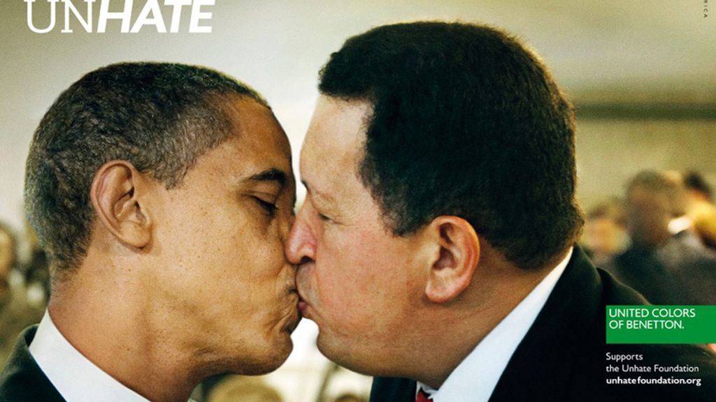 Benetton retira el montaje del beso entre el Benedicto XVI y el imán Ahmed el Tayyeb
