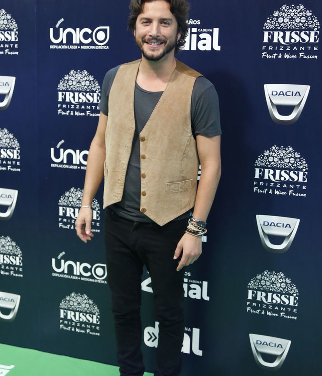 Manuel Carrasco en la gala de 25 Aniversario de Cadena Dial