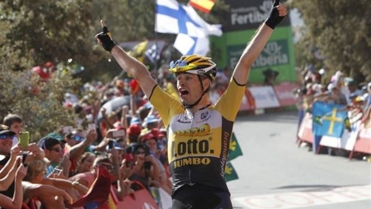 El ciclista Bert Jan Lindeman (Lotto Jumbo) se ha impuesto este viernes en la séptima etapa de la Vuelta a España