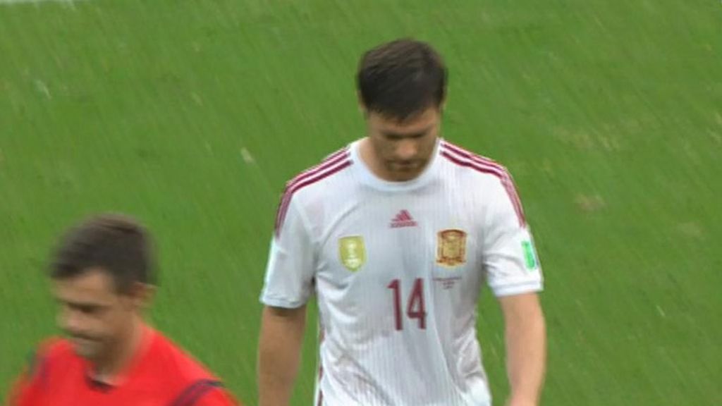 Xabi Alonso se temía lo peor antes de irse al descanso