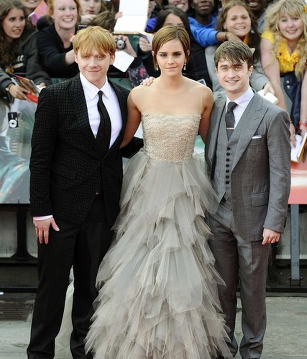 Los tres protagonistas de la película, juntos