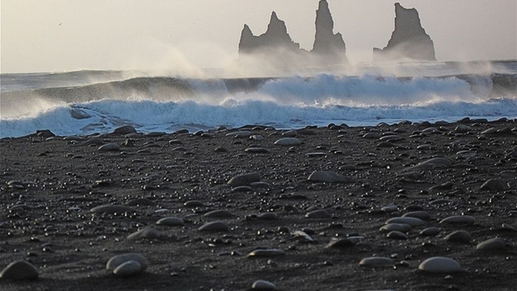 Playa negra, Islandia