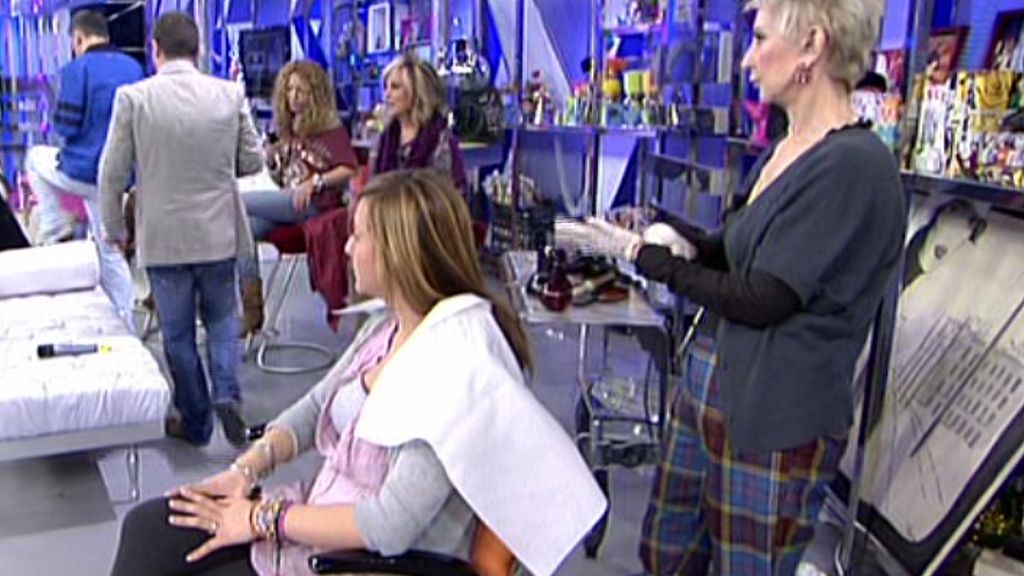 La colaboradora presume de pelo