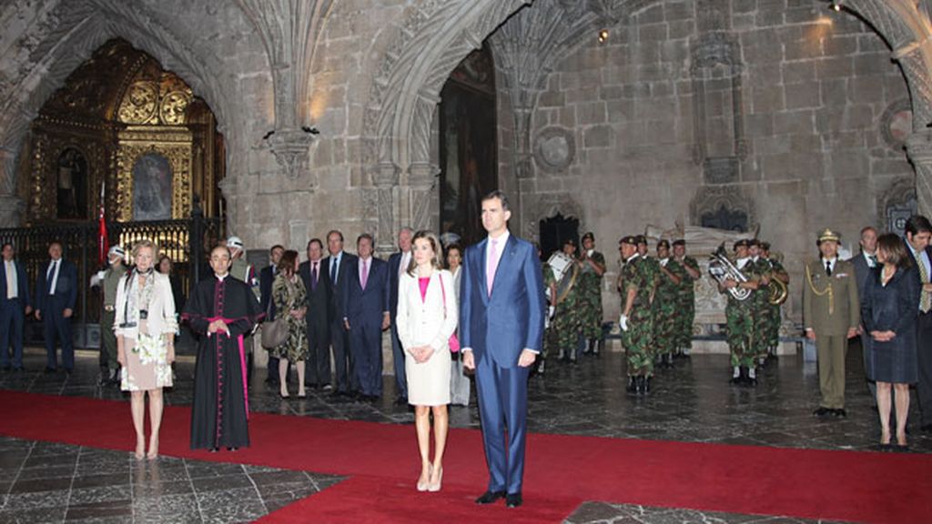 Los príncipes de Asturias deslumbran en Portugal
