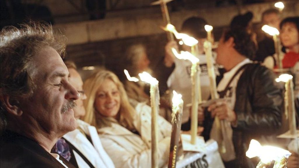 Víctimas de abusos por parte de sacerdotes pedófilos participan en una marcha en Roma (Italia), el pasado mes de octubre. EFE/Archivo Víctimas de abusos por parte de sacerdotes pedófilos participan en una marcha en Roma (Italia), el pasado mes de octubre. EFE/Archivo
