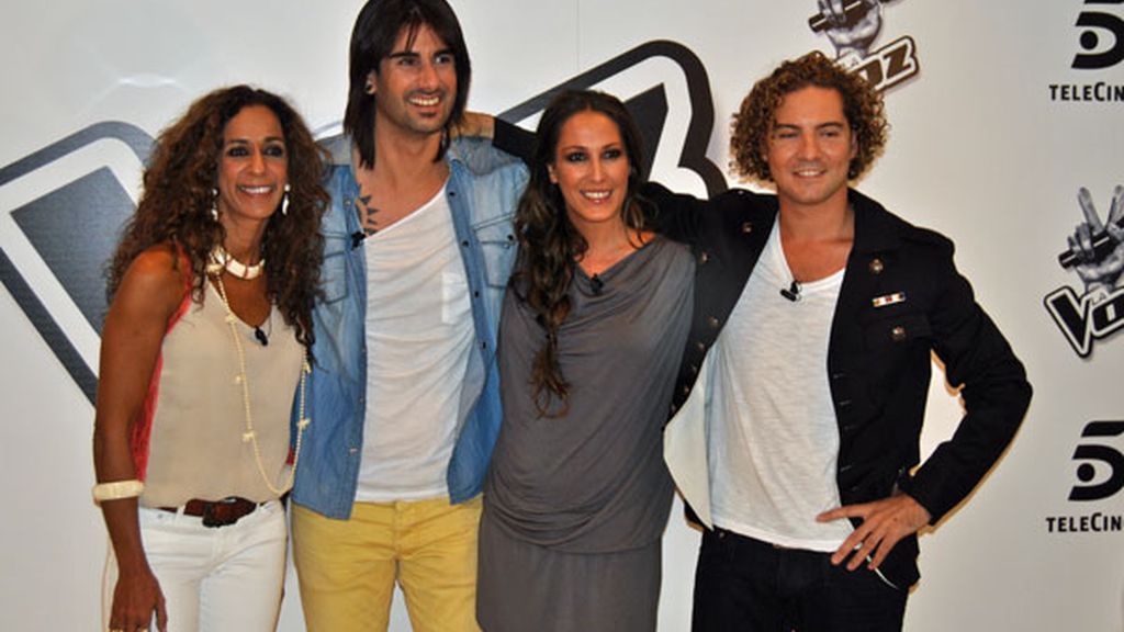 David Bisbal, Rosario Flores, Melendi y Malú, preparados para 'La Voz'