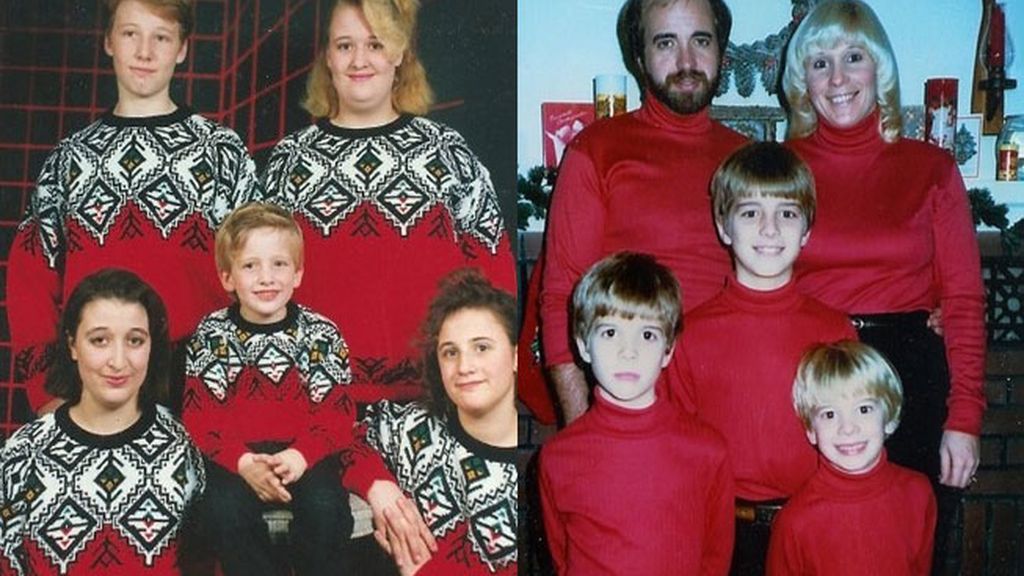 Las peores fotos familiares de Navidad