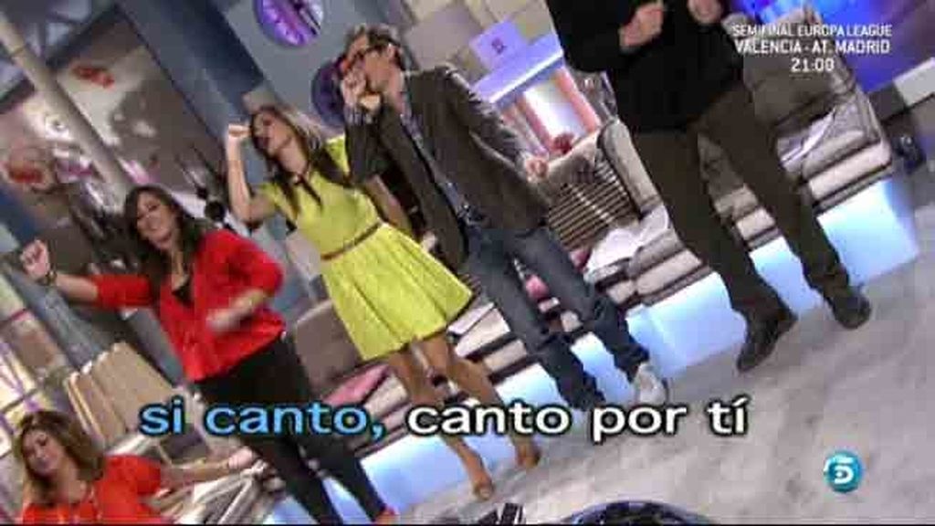 Los colaboradores han bailado al ritmo de 'Será porque te amo'