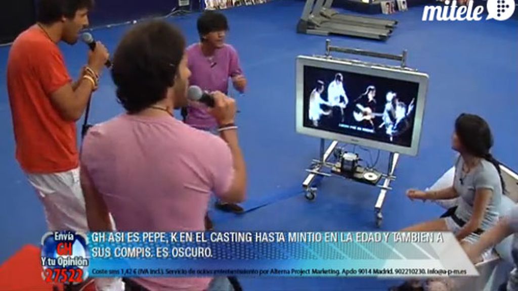 Los concursantes se dejan la voz en la prueba semanal