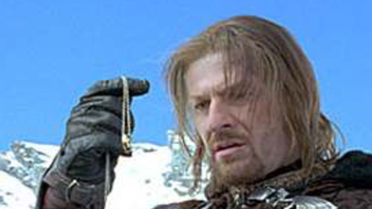 El actor Sean Bean, en el personaje de Boromir, de la saga 'El Señor de los anillos'.