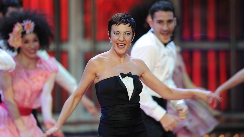 Eva Hache en un momento de la gala de los Goya 2012