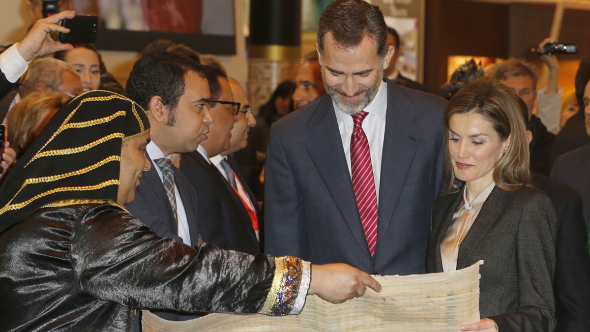 Los Reyes Felipe y Letizia inauguran Fitur