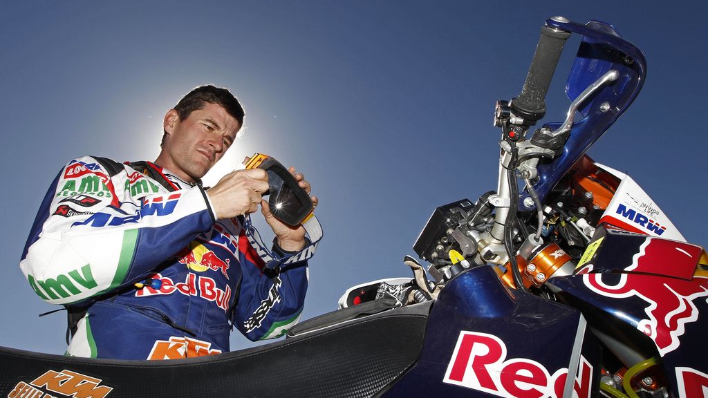 Marc Coma, a contraluz