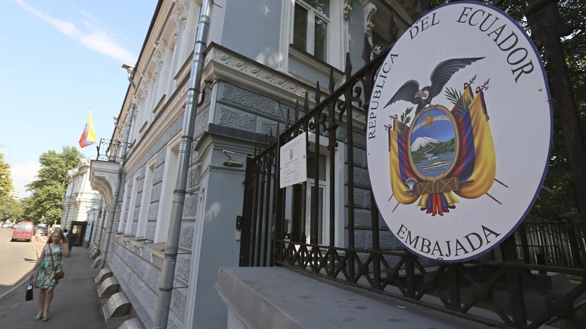 La embajada ecuatoriana en Moscú