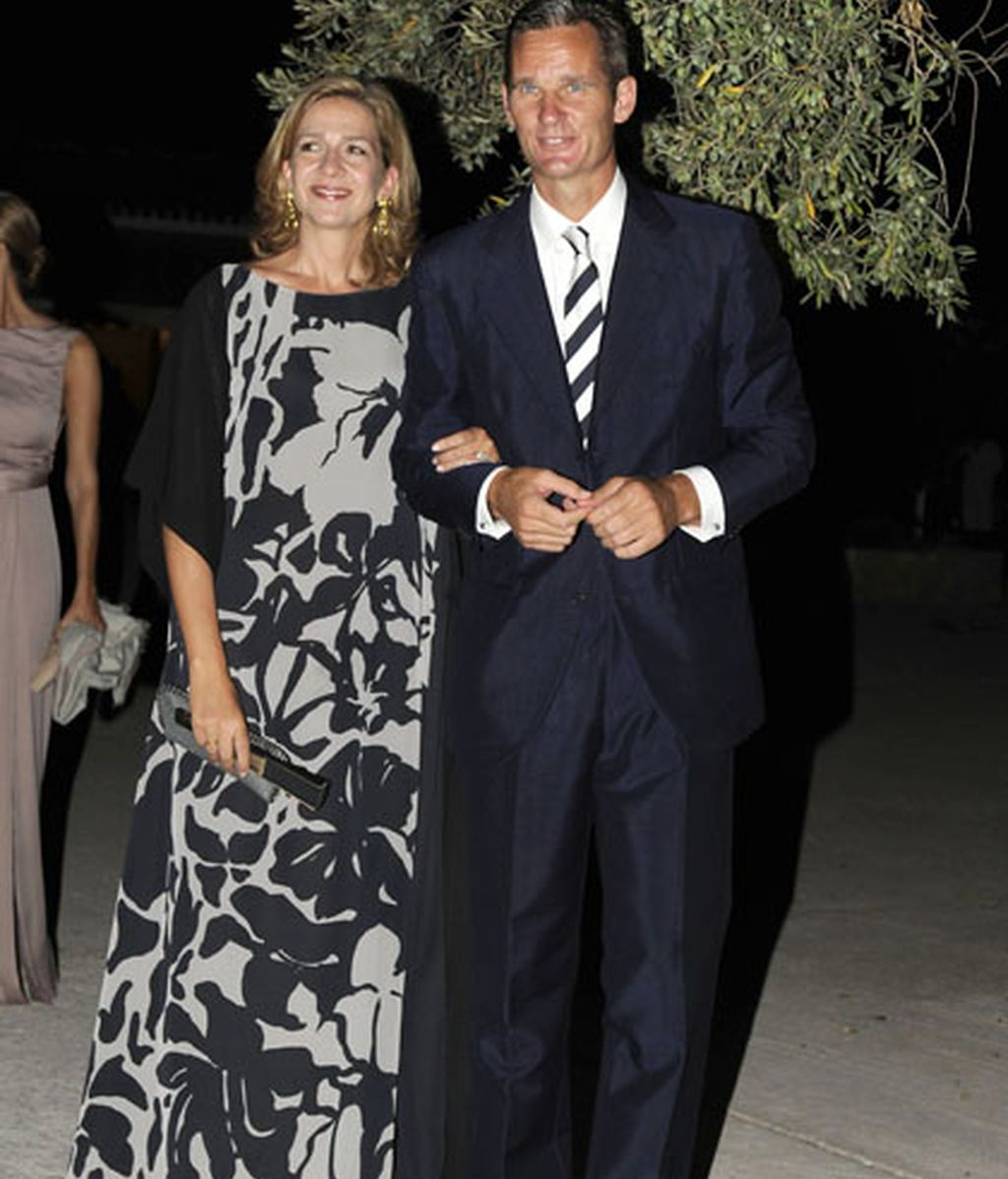 Doña Cristina y Don Iñaki, por la noche
