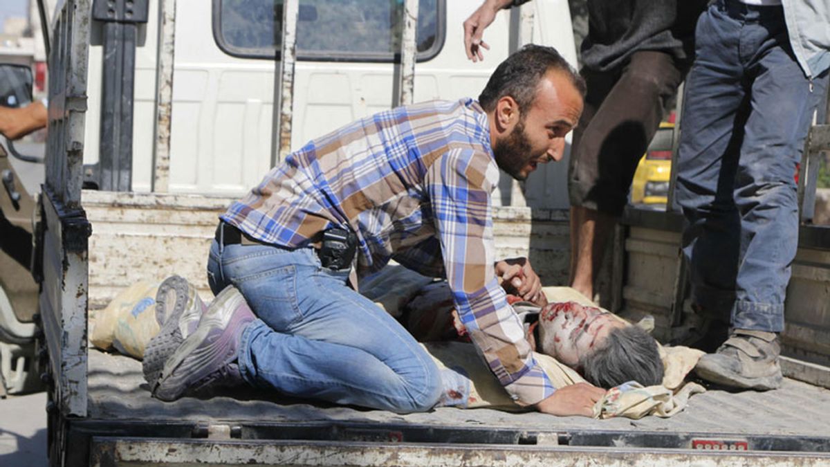 Mueren al menos 18 personas por un bombardeo contra una escuela de Alepo