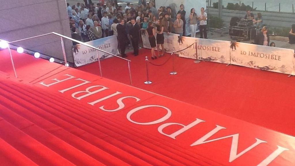 El gran preestreno de ‘Lo imposible’, en imágenes