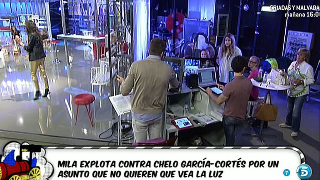 Chelo Gª Cortés abandona el plató tras un enfrentamiento con Mila Ximénez