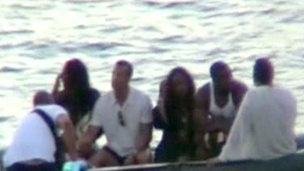 Naomí Campbell disfruta en Ibiza