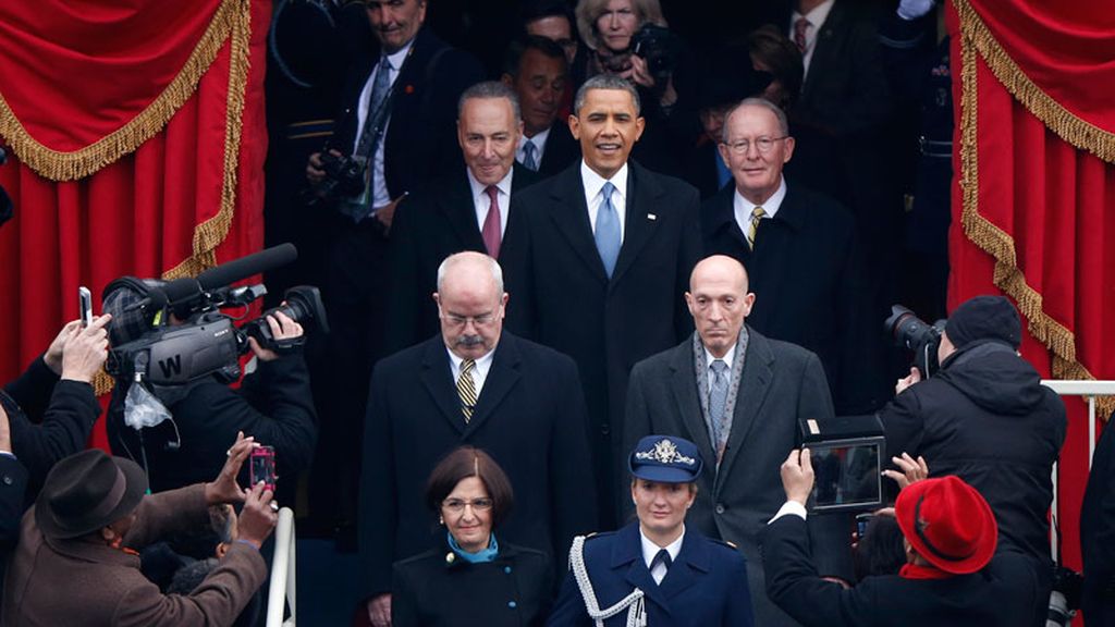 Washington asiste a la jura del cargo de Barack Obama