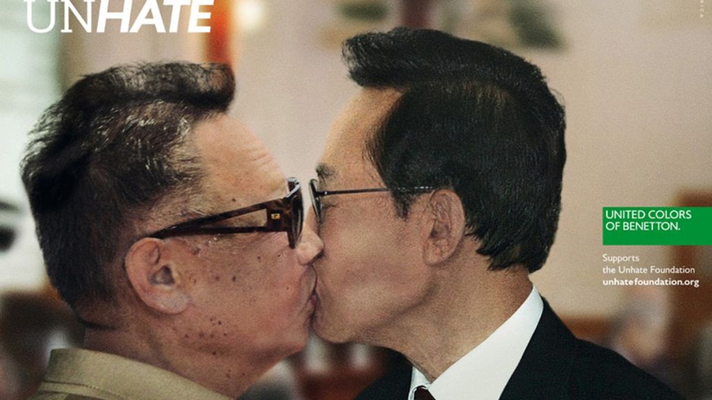 Los besos polémicos de Benetton