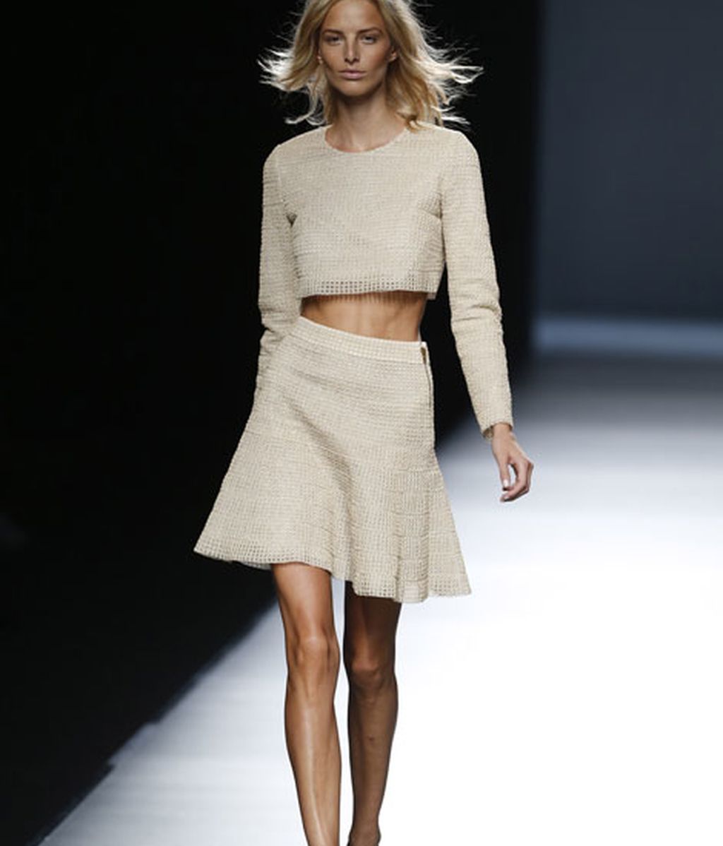 Tejidos naturales y abundancia de tonos empolvados